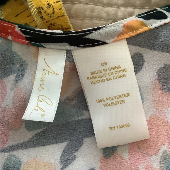 Anne Cole Sunset Floral Maxi Robe swim cover - Picture 6 of 6